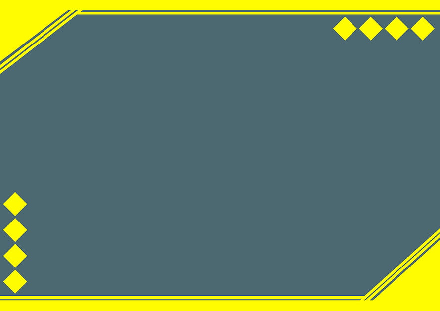 Minimalist Geometric Certificate Frame with Yellow Diamond Accents on Slate Background HD wallpaper