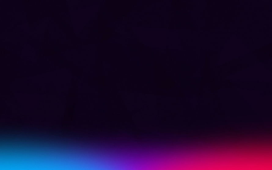 Dark Minimalist Neon Gradient Abstract Background with Cyan and Magenta Glow HD wallpaper