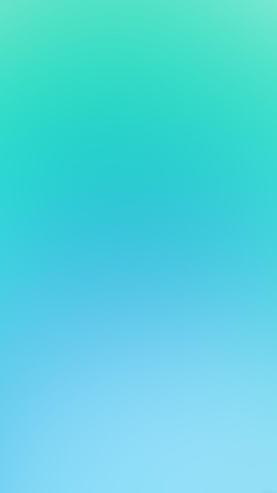 Mint to Sky Blue Vertical Gradient with Soft Radial Glow and Minimalist Abstract Design HD phone wallpaper