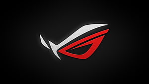 Asus ROG Republic of Gamers Emblem on Dark Background HD wallpaper