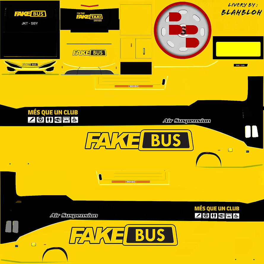 Fake Bus Yellow Racing Livery Design for Bus Simulator HD phone wallpaper