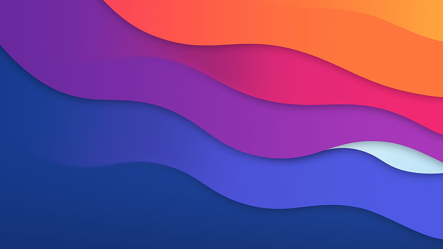 macOS Big Sur Abstract Wave Wallpaper with Vibrant Colorful Gradients HD wallpaper
