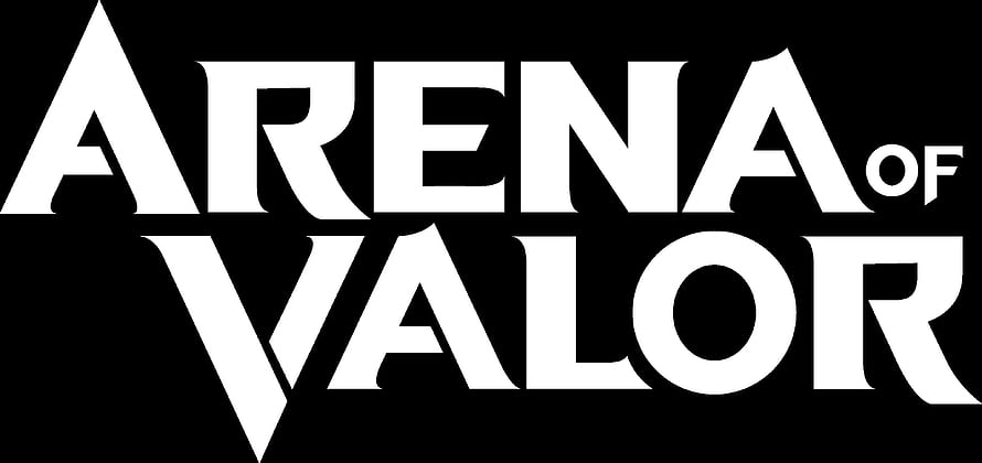 Arena of Valor Official Logo White Text on Black Background HD wallpaper
