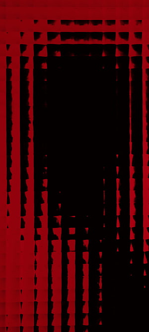 Abstract Red and Black Glitch Art Pattern with Vertical Distortion HD phone wallpaper