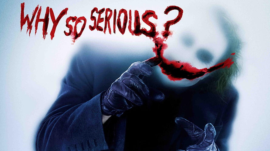 Joker Why So Serious Dark Cinematic Wallpaper HD wallpaper