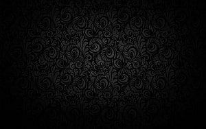 Dark Gothic Damask Pattern with Ornate Floral Scrollwork and Vintage Texture HD wallpaper