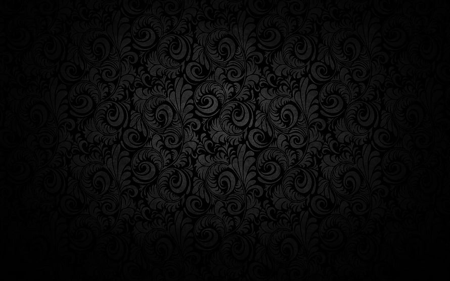 Dark Gothic Damask Pattern with Ornate Floral Scrollwork and Vintage Texture HD wallpaper