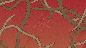 Bring Me The Horizon Kingslayer Album Artwork with Thorned Vines and Star Symbol HD wallpaper