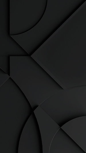 Minimalist Black Geometric Abstract Wallpaper with Layered Dimensional Shadows HD phone wallpaper