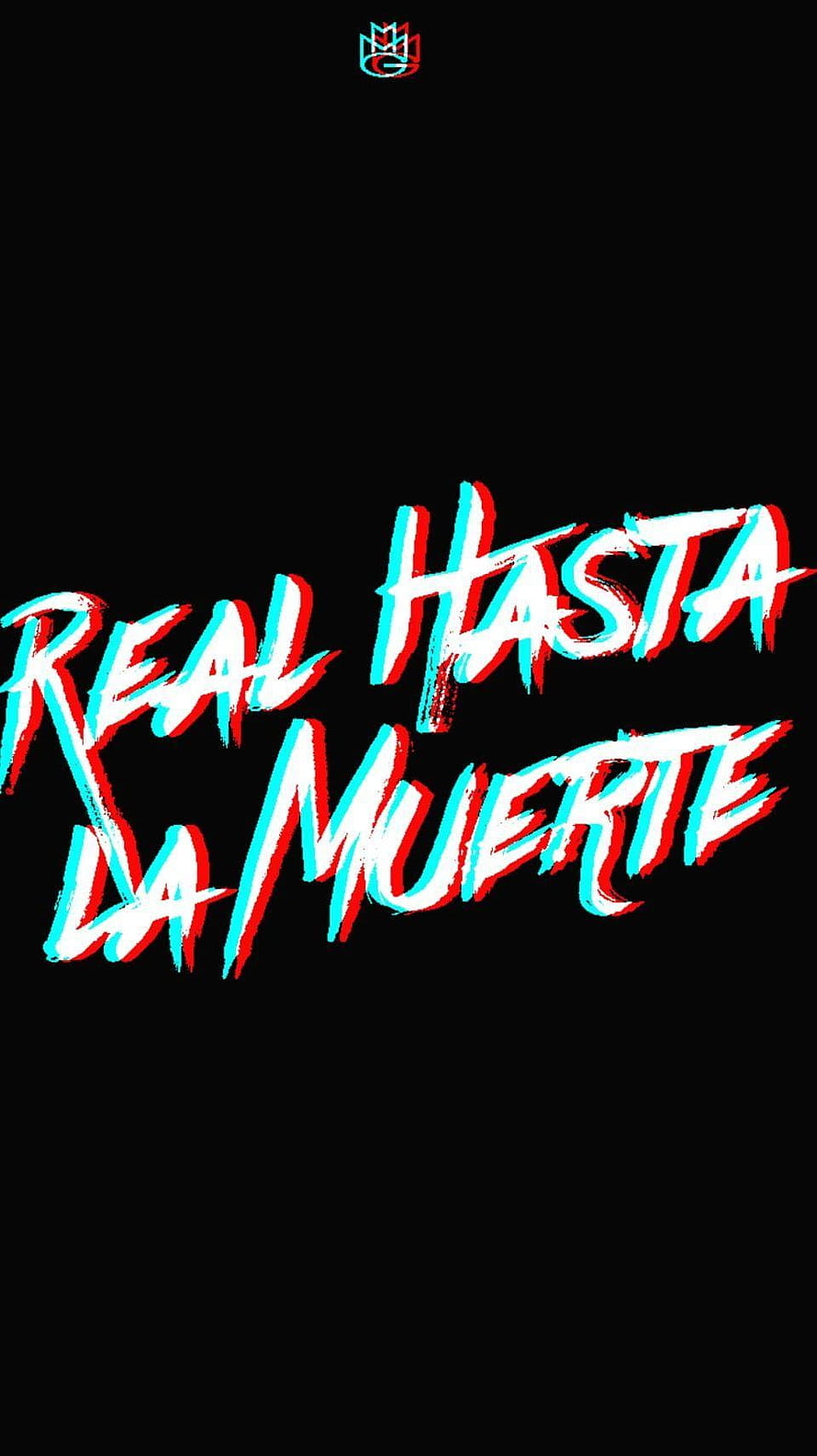 Anuel AA Real Hasta La Muerte Glitch Typography Art HD phone wallpaper