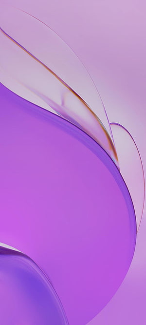 Vivo V15 Pro and V20 Abstract Purple Gradient Wallpaper with Flowing Glass Shapes HD phone wallpaper