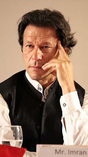 Imran Khan in Black Waistcoat and White Shirt at Formal Event HD phone wallpaper