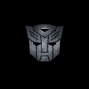 Autobots insignia rendered in brushed steel on a black background HD phone wallpaper