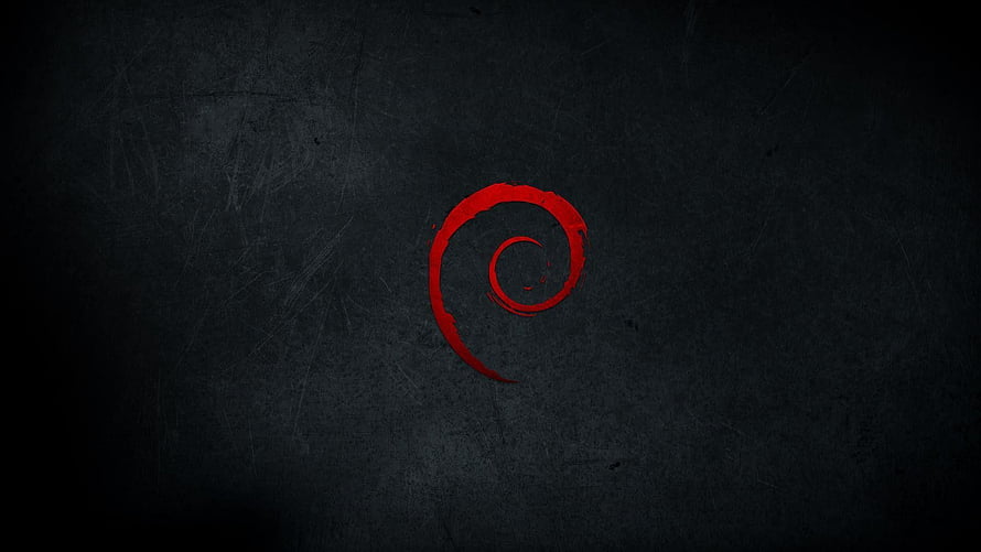Dark Grunge Background With Red Spiral Symbol HD wallpaper