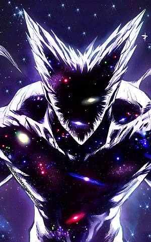 Cosmic Garou One Punch Man Anime Character Wallpaper, Which Garou radiates more, cosmic garou HD phone wallpaper