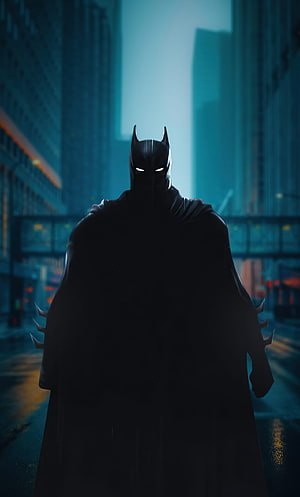 The Batman 2021 Movie Poster Artwork of Bruce Wayne in a Dark Gotham City Street, 1280x2120 The Batman I Am Vengeance 2021 , Backgrounds, and, i am batman HD phone wallpaper