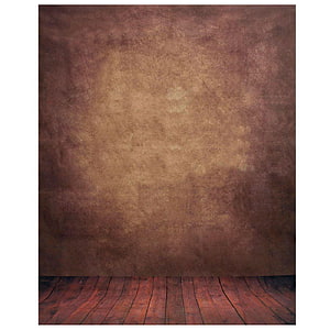 Rustic Wooden Floor and Textured Brown Wall Studio Backdrop HD phone wallpaper