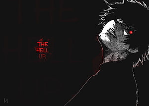 Tokyo Ghoul Kaneki Ken Profile with Red Eye and Dark Horror Aesthetic HD wallpaper