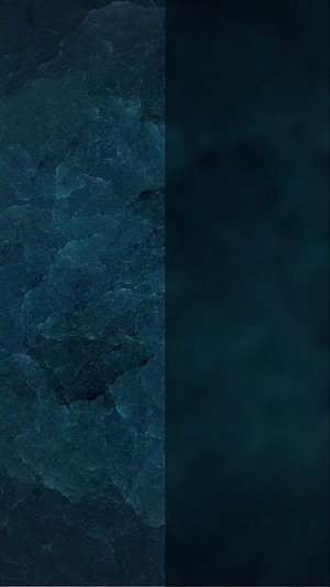 Dark Teal Abstract Texture with Split Composition and Deep Ocean Tones HD phone wallpaper
