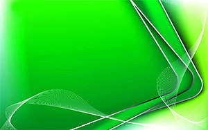 Vibrant Green Abstract Background with Flowing White Curves and Gradient Waves HD wallpaper