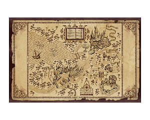 The Marauder's Map from the Wizarding World of Harry Potter HD wallpaper