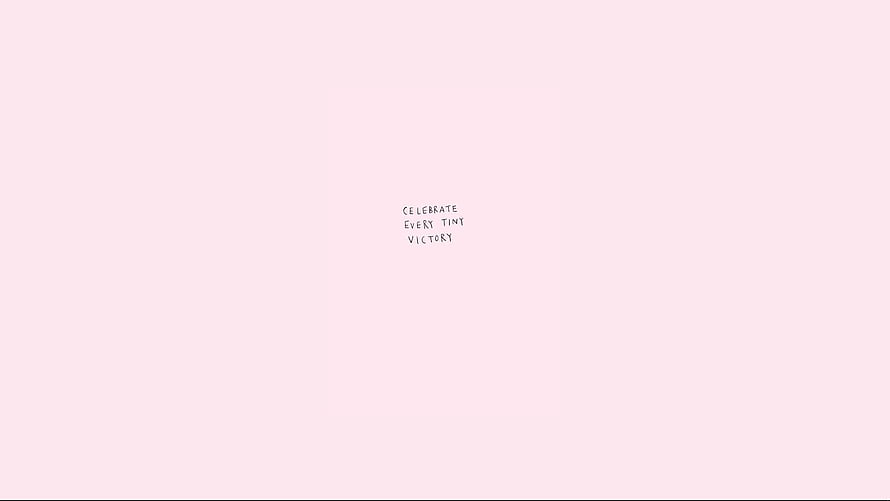 Minimalist Pink Background with Celebrate Every Tiny Victory Quote HD wallpaper