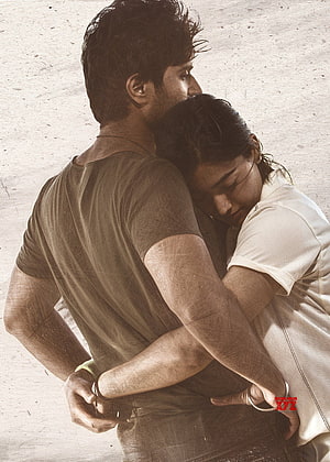 Vijay Devarakonda and Rashmika in an emotional embrace from Dear Comrade HD phone wallpaper