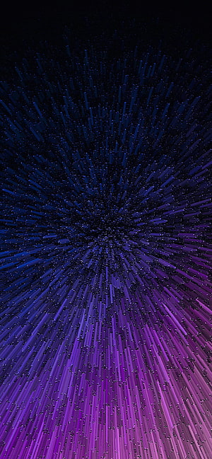 Radiant Purple and Blue Light Streaks Bursting from a Dark Center HD phone wallpaper