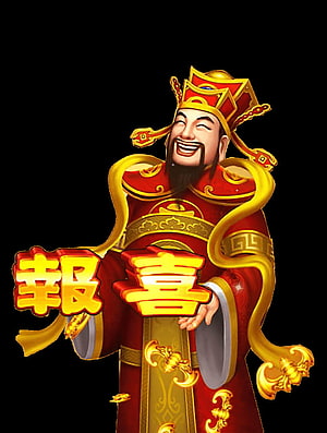 Higgs Domino Island Red Grandpa Character with Good News Text on Black Background HD phone wallpaper