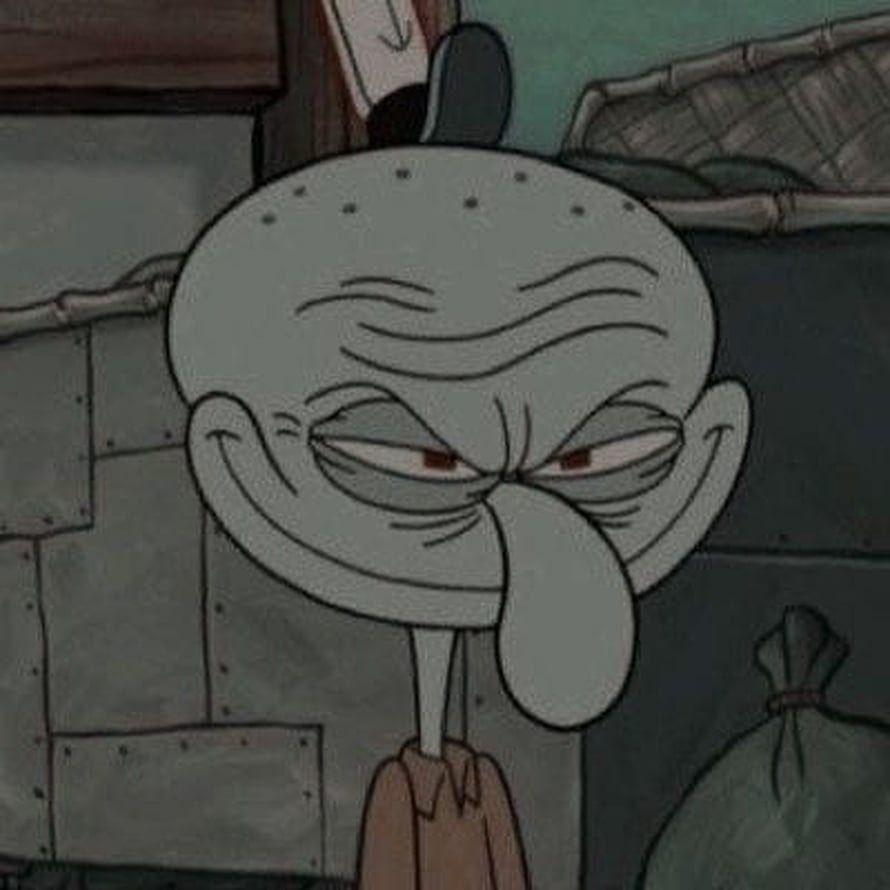Squidward Tentacles Grumpy Face Close-Up from SpongeBob SquarePants HD phone wallpaper