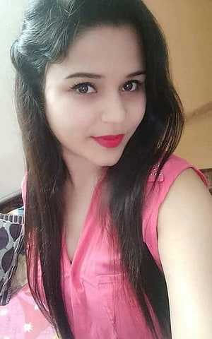 Portrait of a young woman with long dark hair wearing a pink sleeveless top and red lipstick HD phone wallpaper
