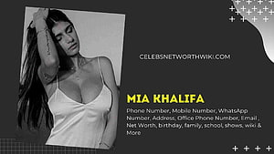 Mia Khalifa Black and White Portrait in White Slip Dress with Tatted Arm HD wallpaper
