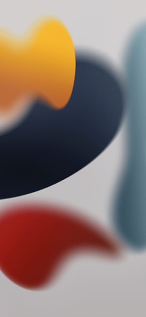 iOS 15 Default Wallpaper with Soft Blurred Abstract Color Blobs on Light Background HD phone wallpaper