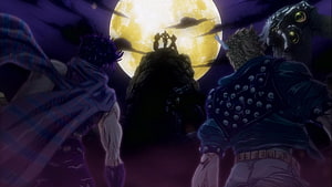 JoJo's Bizarre Adventure Pillar Men Confrontation Under Full Moon HD wallpaper