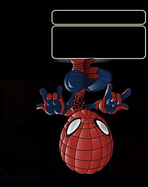 Spider-Man Apple Watch Face with Chibi Character and Rock On Gesture, Spiderman Apple Watch Face, spider man face HD phone wallpaper