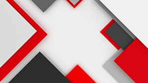 Minimalist Red Black and White Geometric Abstract Pattern with Sharp Angular Shapes HD wallpaper