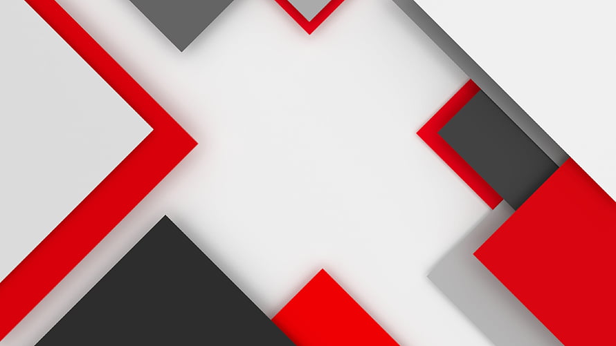 Minimalist Red Black and White Geometric Abstract Pattern with Sharp Angular Shapes HD wallpaper