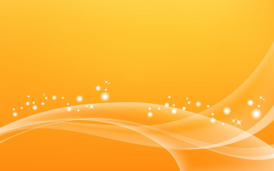 Vibrant Orange Abstract Background with Flowing Waves and Sparkling Light Effects HD wallpaper