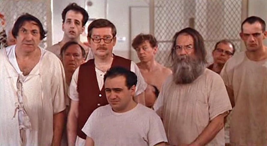 One Flew Over the Cuckoo's Nest Hospital Ward Group Scene HD wallpaper
