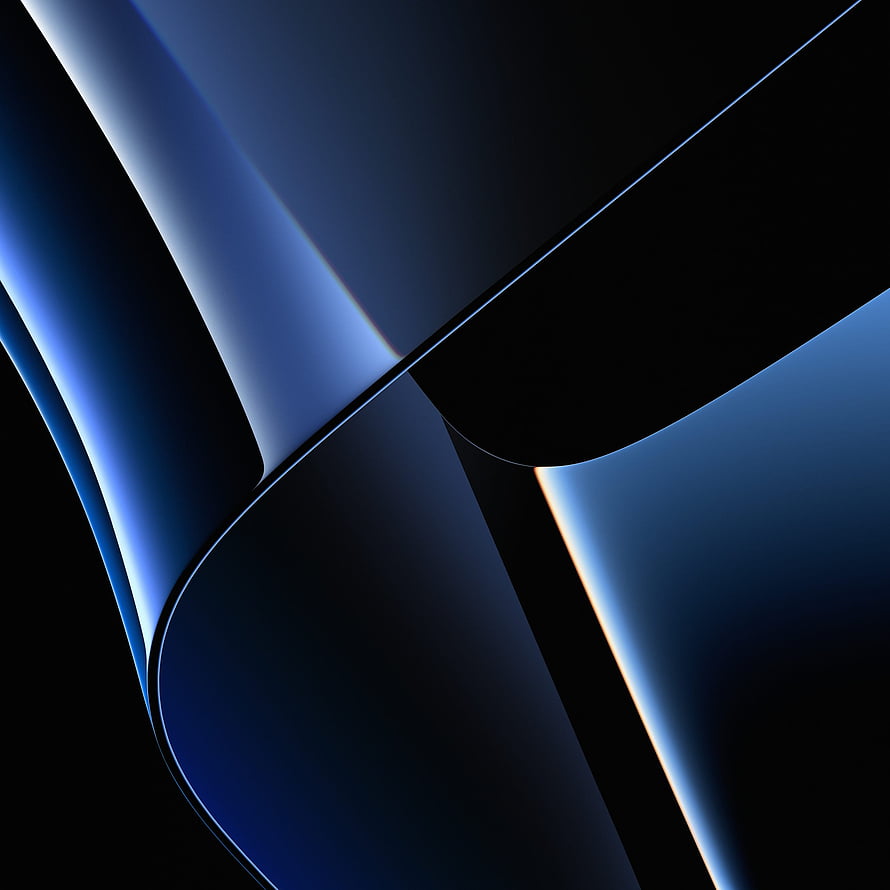 MacBook Pro M1 2022 Abstract Blue and Black Geometric Wallpaper HD phone wallpaper