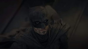 Robert Pattinson as Batman in The Batman 2022 Dark Cinematic Portrait HD wallpaper