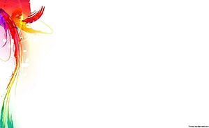 Vibrant Abstract Paint Splash on White Background for Creative Presentations HD wallpaper