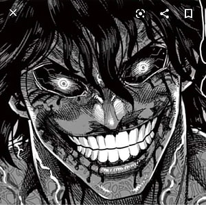 Ohma Tokita Intense Grin Manga Portrait HD wallpaper