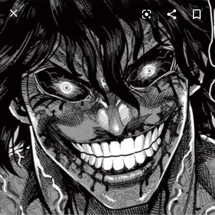 Ohma Tokita Intense Grin Manga Portrait HD wallpaper