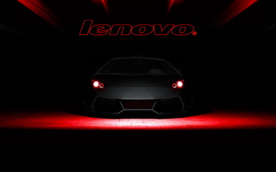 Lenovo IdeaPad Gaming Laptop with Red LED Lighting and Lamborghini Design HD wallpaper