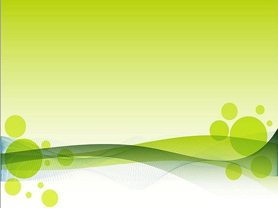 Abstract Green Gradient Background with Flowing Waves and Bubbles HD wallpaper