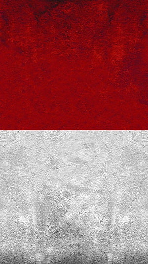 Textured Red and White Horizontal Bicolor Flag Design with Grunge Surface Finish HD phone wallpaper
