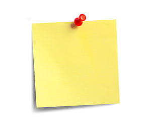 Yellow Sticky Note with Red Push Pin on White Background HD wallpaper