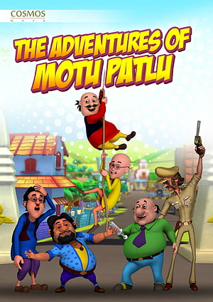 The Adventures of Motu Patlu 3D Animated Poster with Villain and Police HD phone wallpaper