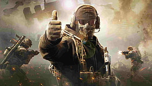 Call of Duty Modern Warfare 2022 Soldier Giving Thumbs Up in Battlefield HD wallpaper